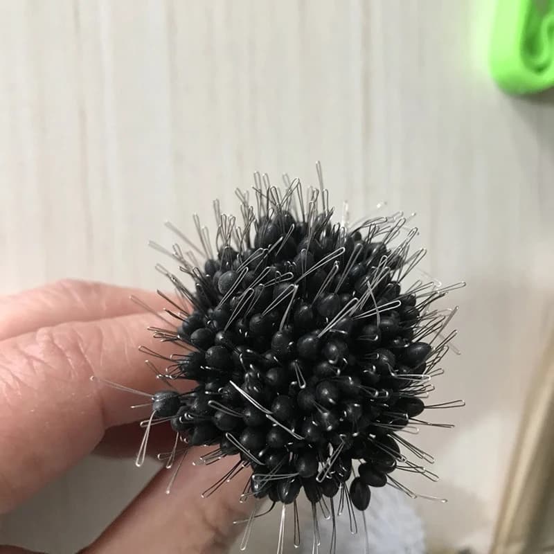 300 stop-floats noirs en silicone pour pêche - Connecteurs anti-résistance pour ligne de pêche et flotteurs
