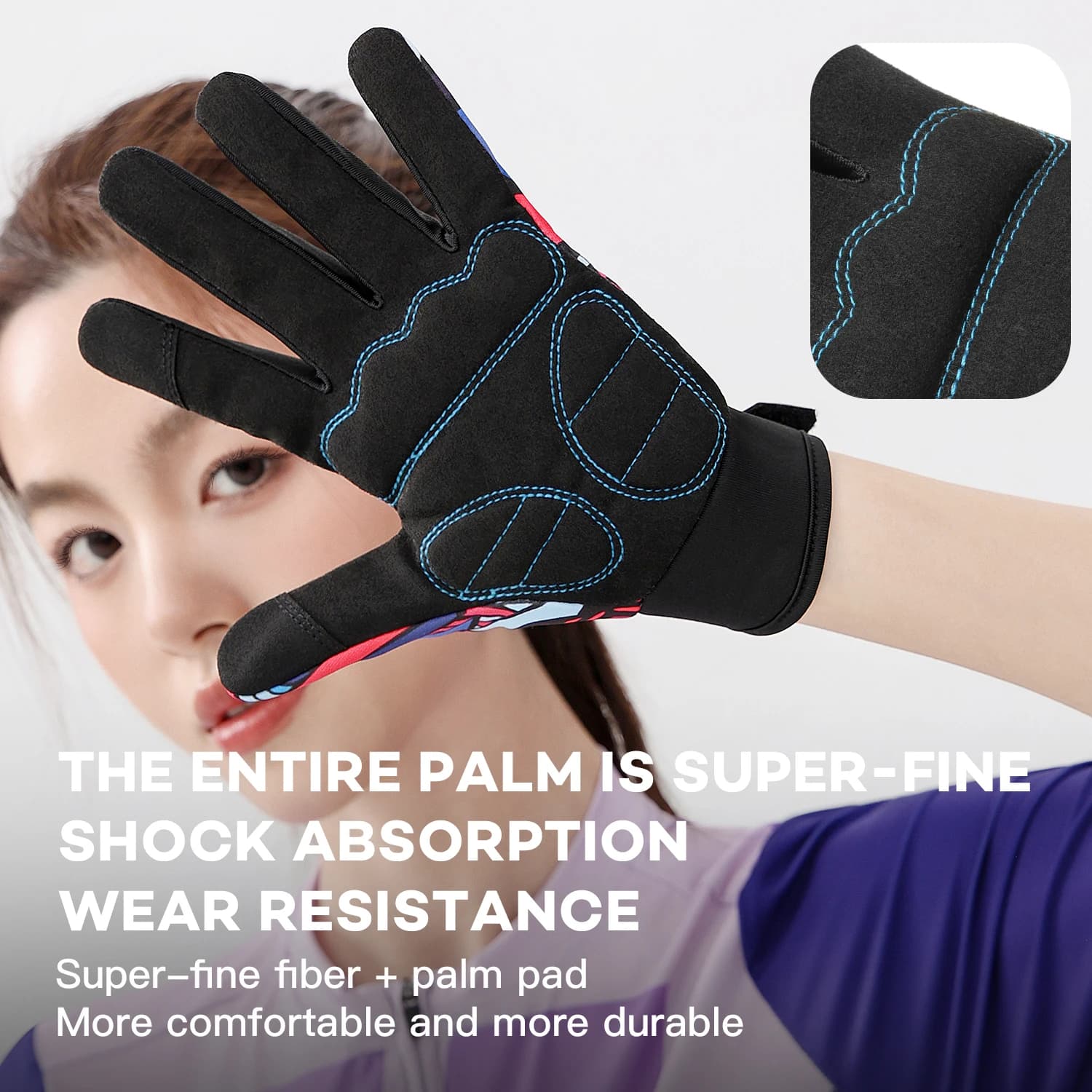 Gants vélo route anti-dérapants amortissants tactile sport montagne cadeau Halloween pêche