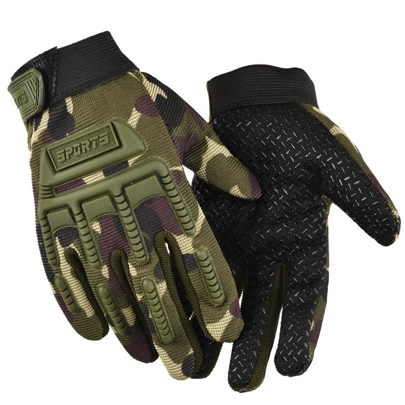 Gants enfants 2-7 ans camouflage 4 saisons - Gants pêche vélo anti-dérapants escalade garçons filles