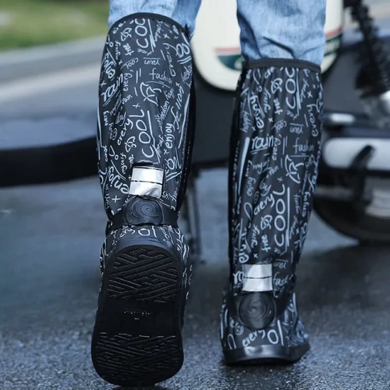 Galoches légères haute luminosité pêche grande taille - Bottes pluie agriculture boue caoutchouc résistant