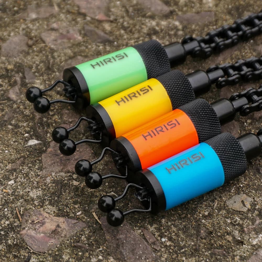 Set de swingers Hirisi B2004 pour alarmes de pêche à la carpe - Indicateurs de touches en boîte