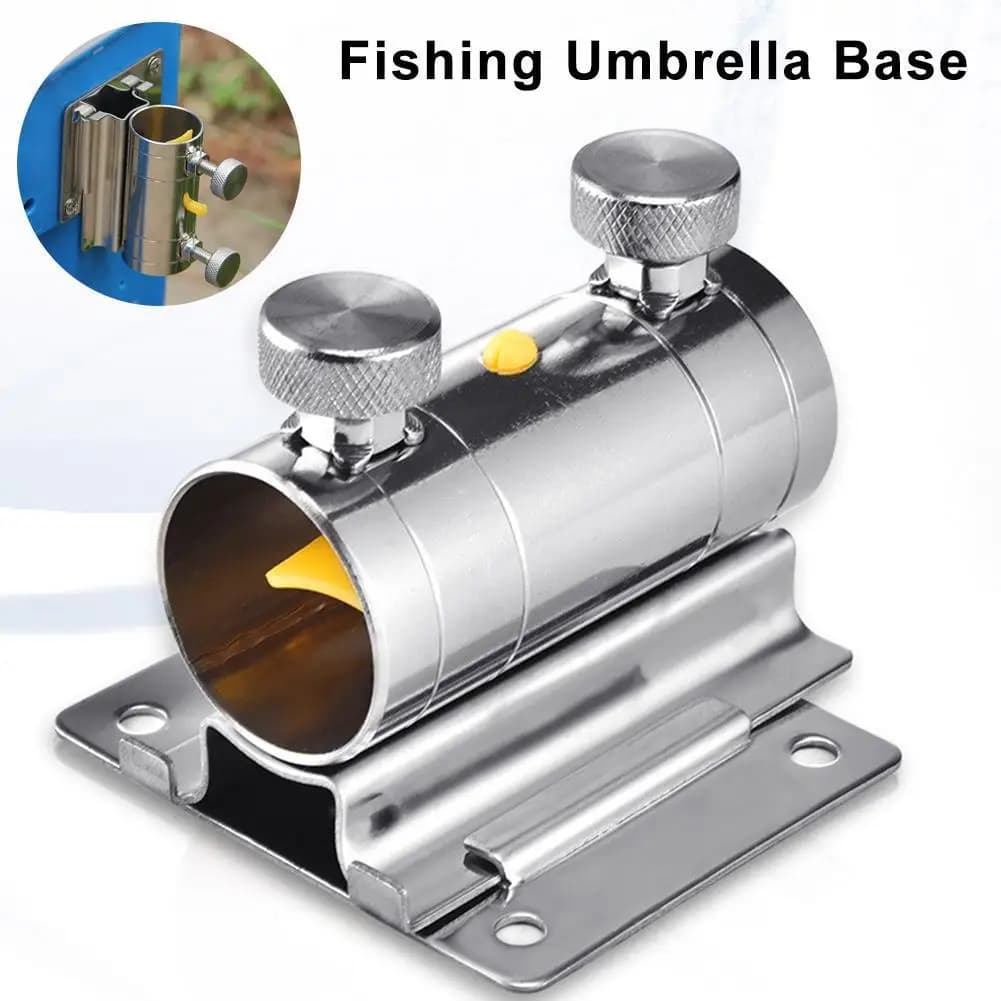 Support parapluie réglable pour boîte de pêche avec base stable pour pêche confortable