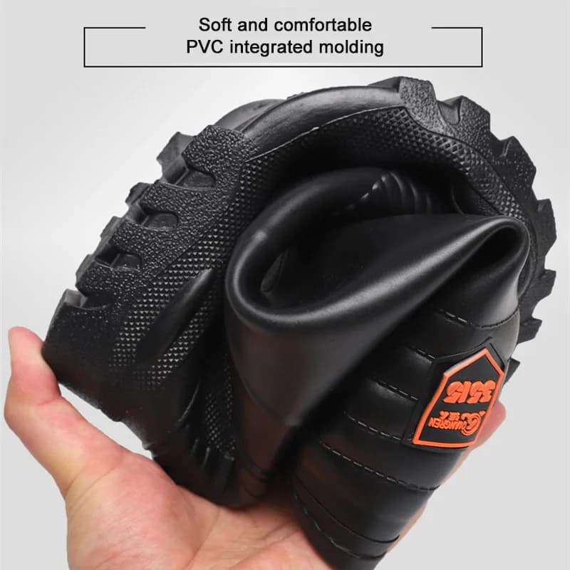 Bottes de pêche hiver imperméables hommes femmes doublure chaude neige antidérapantes