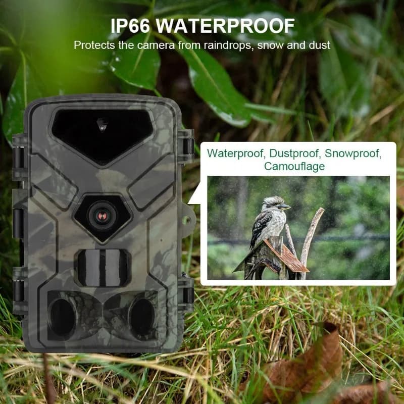 Caméra de chasse SunTekCam 16MP 1080P étanche IP56 déclenchement 0.5s vision nocturne