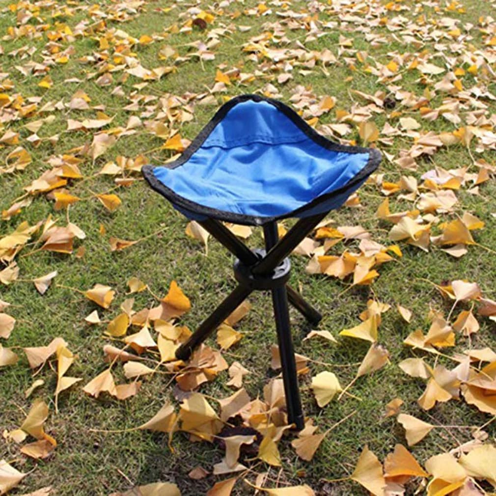 Tabouret pliant triangle pour pêche pratique et léger - siège de pêche portable compact