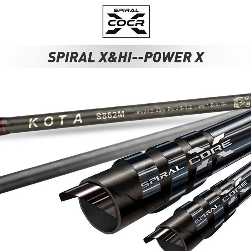 Canne Egging 2.59m ML M Johncoo Kota anneaux Fuji - Canne rapide pour pêche seiche 1.8-3.5# inshore