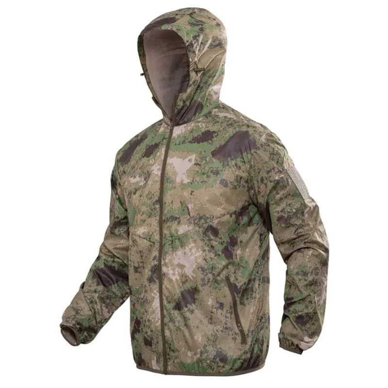 Veste tactique été homme légère - Séchage rapide protection solaire pour pêche estivale