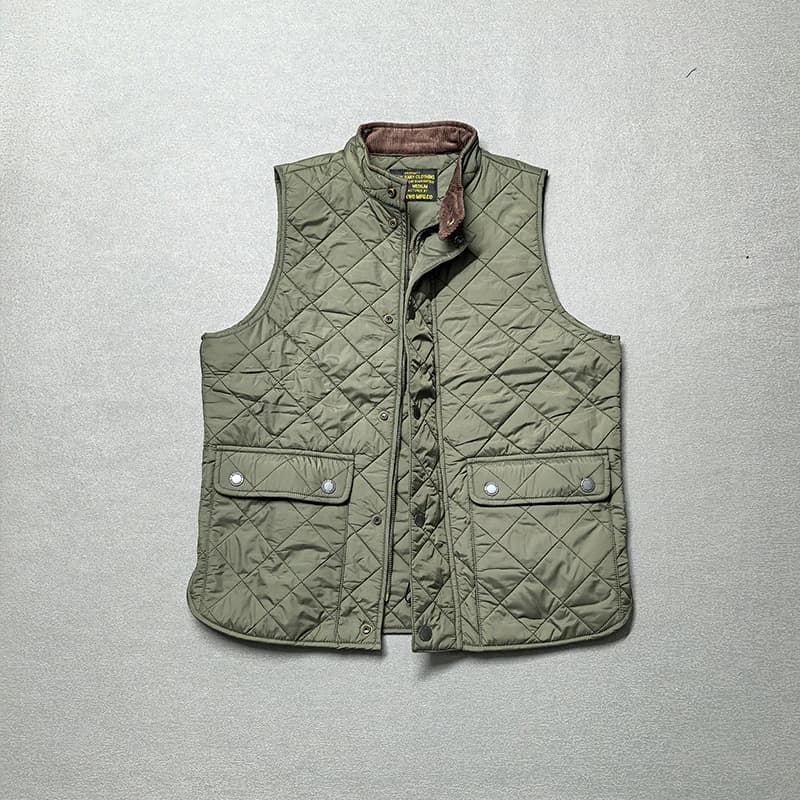 Veste polaire homme style polo américain rétro, manches longues épaisse avec multiples poches pour la pêche