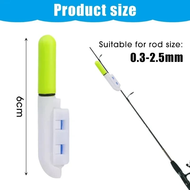 Bâton lumineux LED détachable 1-5 pièces pour alarme mordage pêche de nuit étanche