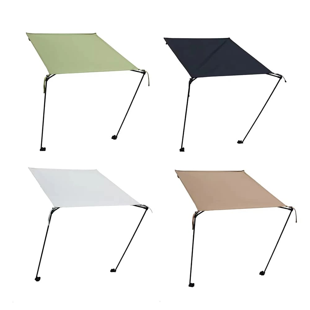 Chaise plage ombrière pliante transat avec pare-soleil pêche camping extérieur détente