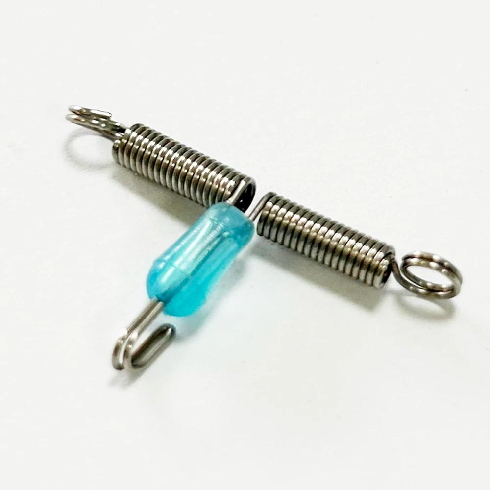 50 bas de ligne T en acier inoxydable - Bas de ligne bifurqués avec émerillon pour pêche précise