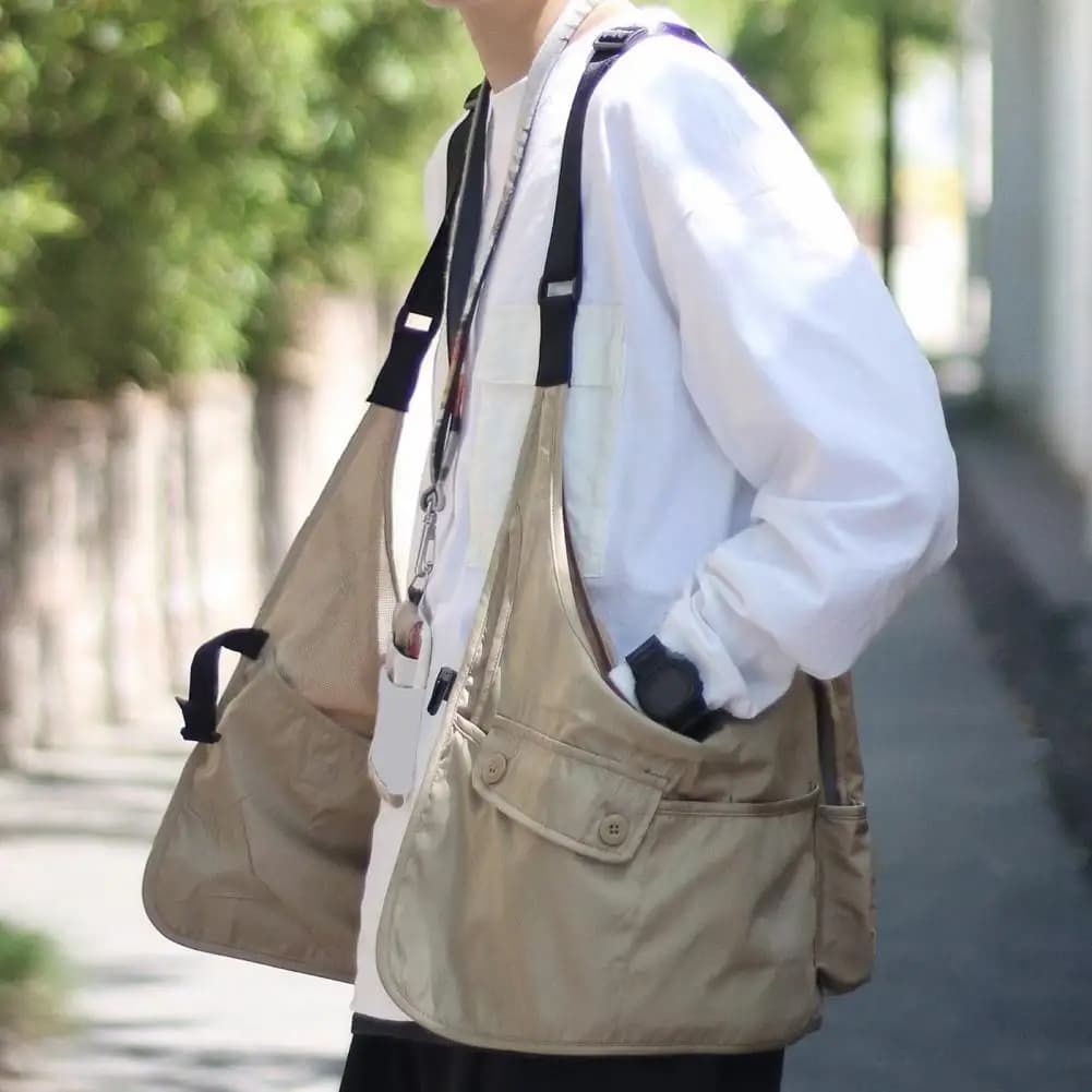 Gilet à poches multiples style streetwear pour pêcheurs avec rangements pratiques accessoires
