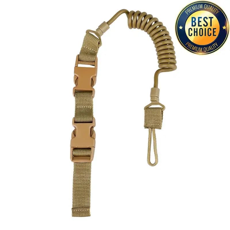 Bretelle fusil tactique 2 points élastique polyvalente pour carabine pistolet fusil de chasse pêche