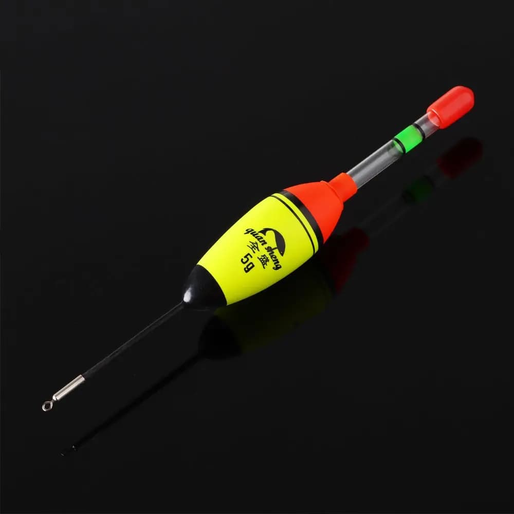 Flotteurs de pêche lumineux verticaux nocturnes EVA 5g à 40g - Flotteurs luminescents pour pêche de nuit
