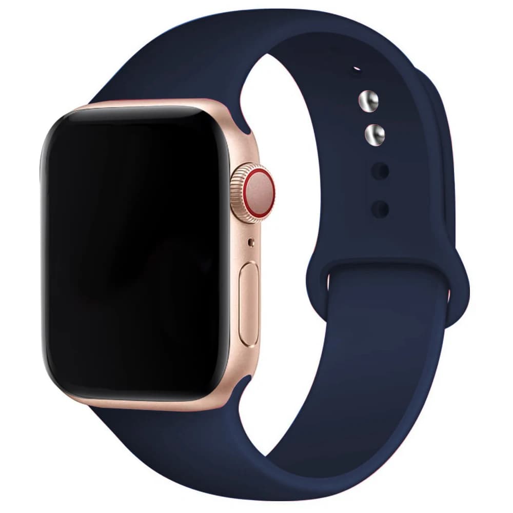 Bracelet silicone sport pour Apple Watch - Compatible toutes séries iWatch pêche étanche