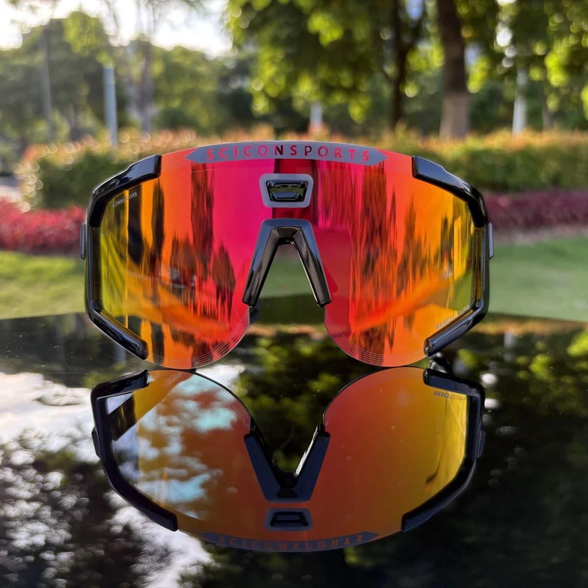Lunettes photochromiques pêche - Verres adaptatifs UV400 pour pêche en VTT et randonnée