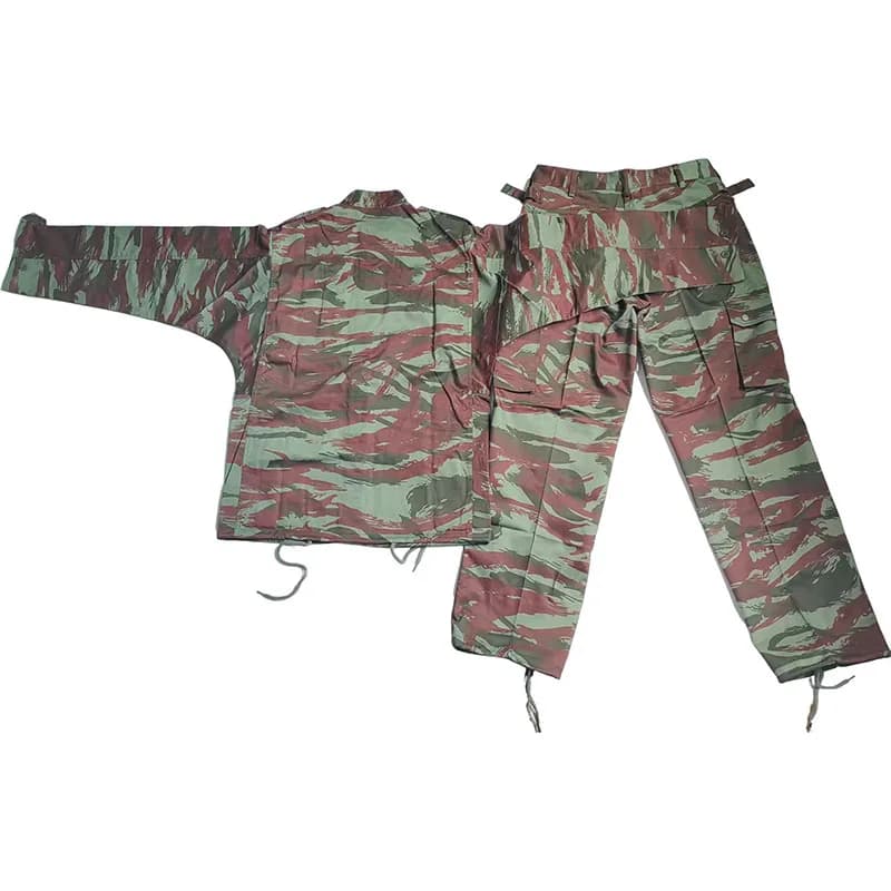Tenue camouflage lézard français Bénin Afrique - Vêtements pêche exotique