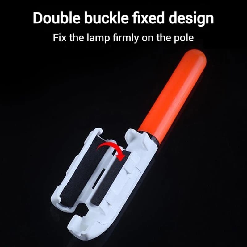 Bâton lumineux pêche LED 5 pièces - Flotteur luminescent avec alarme de touche et charge USB