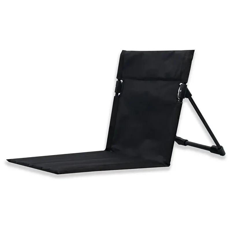 Chaise de camping pliable jardin parc avec coussin dossier unique plage pique-nique détente extérieure
