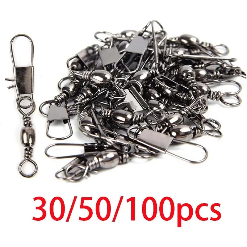 Outils pêche carpe roulements à billes 30/50/100 pièces accessoires professionnels pour appâts