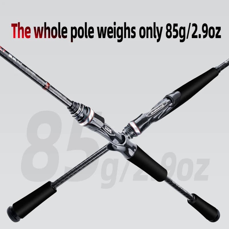 Canne pêche RANCY 3.0 T1100S carbone haute sensibilité guides FUJI FAZLITE L ML M spinning casting