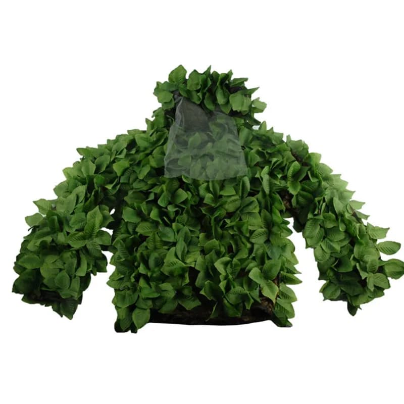 Tenue sticky flower camouflage bionique feuilles - Combinaison ghillie résistante pêche CS