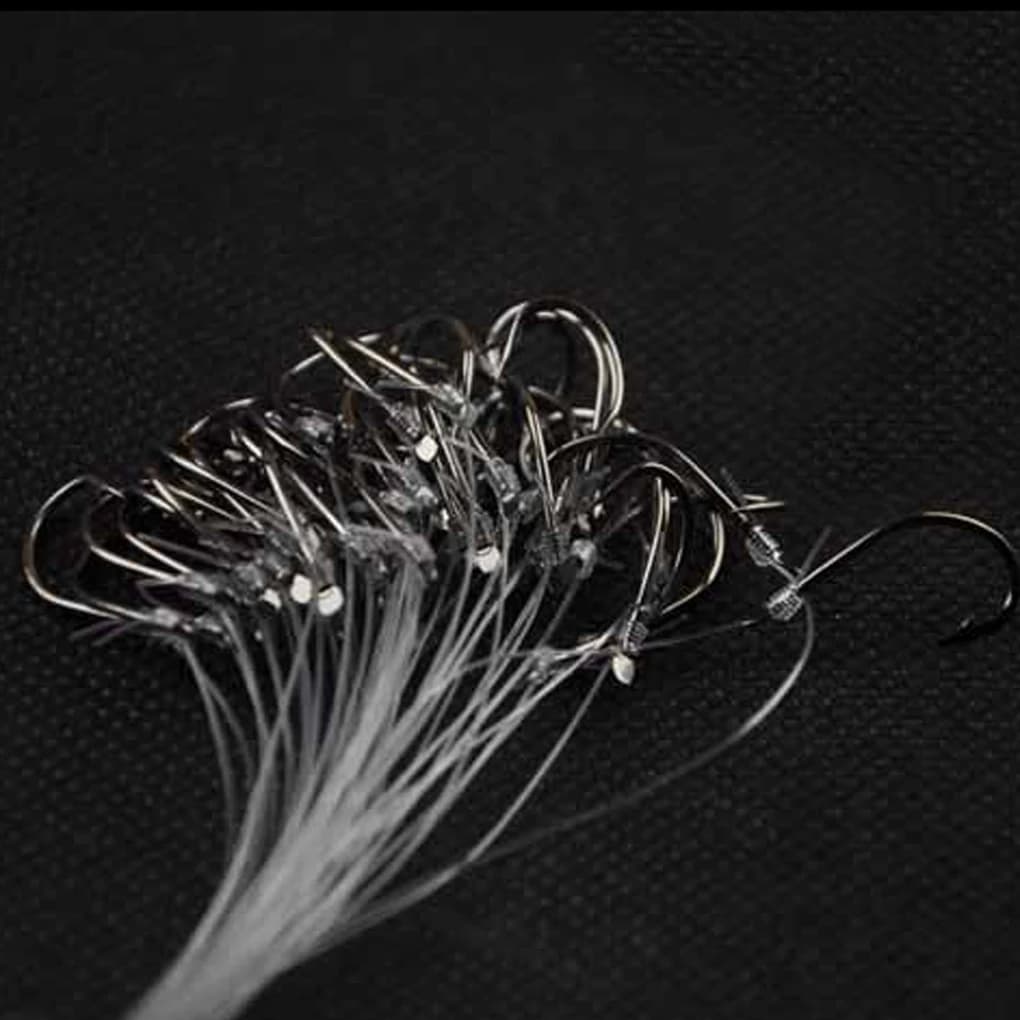 Hameçons de pêche mer avec têtes plombées appâts lignes montées acier carbone accessoires pêche carnassiers