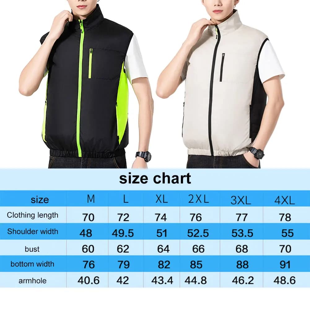 Veste rafraîchissante homme été avec ventilation USB pour pêche travail et sport extérieur