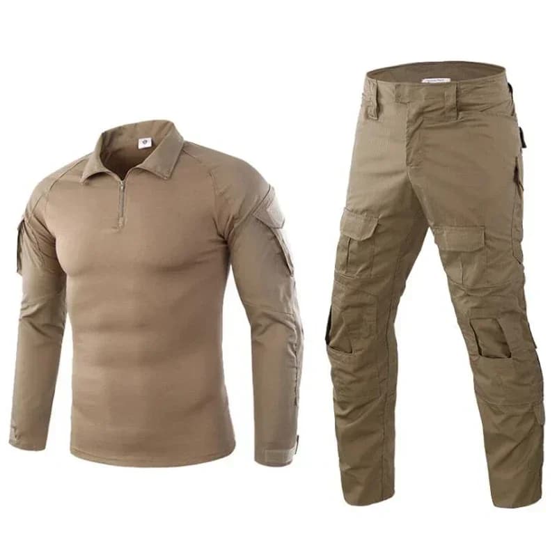 Ensemble combat G2 camouflage olive drab pour chasse pêche outdoor entraînement vêtements tactiques homme