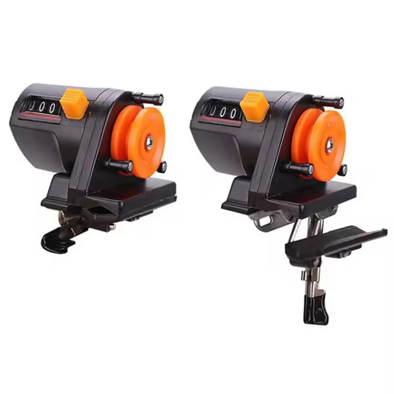 Compteur profondeur ligne pêche 0-999m 6cm WEIHE - Outil plastique mesure profondeur pêche
