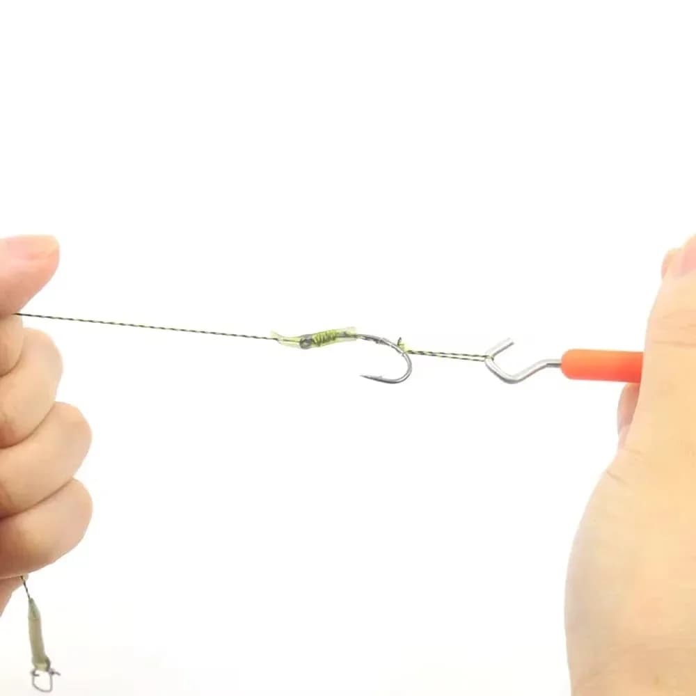 Outil de fabrication hair rig avec extracteur de nœud - Matériel pêche carpe pour montages hooklink