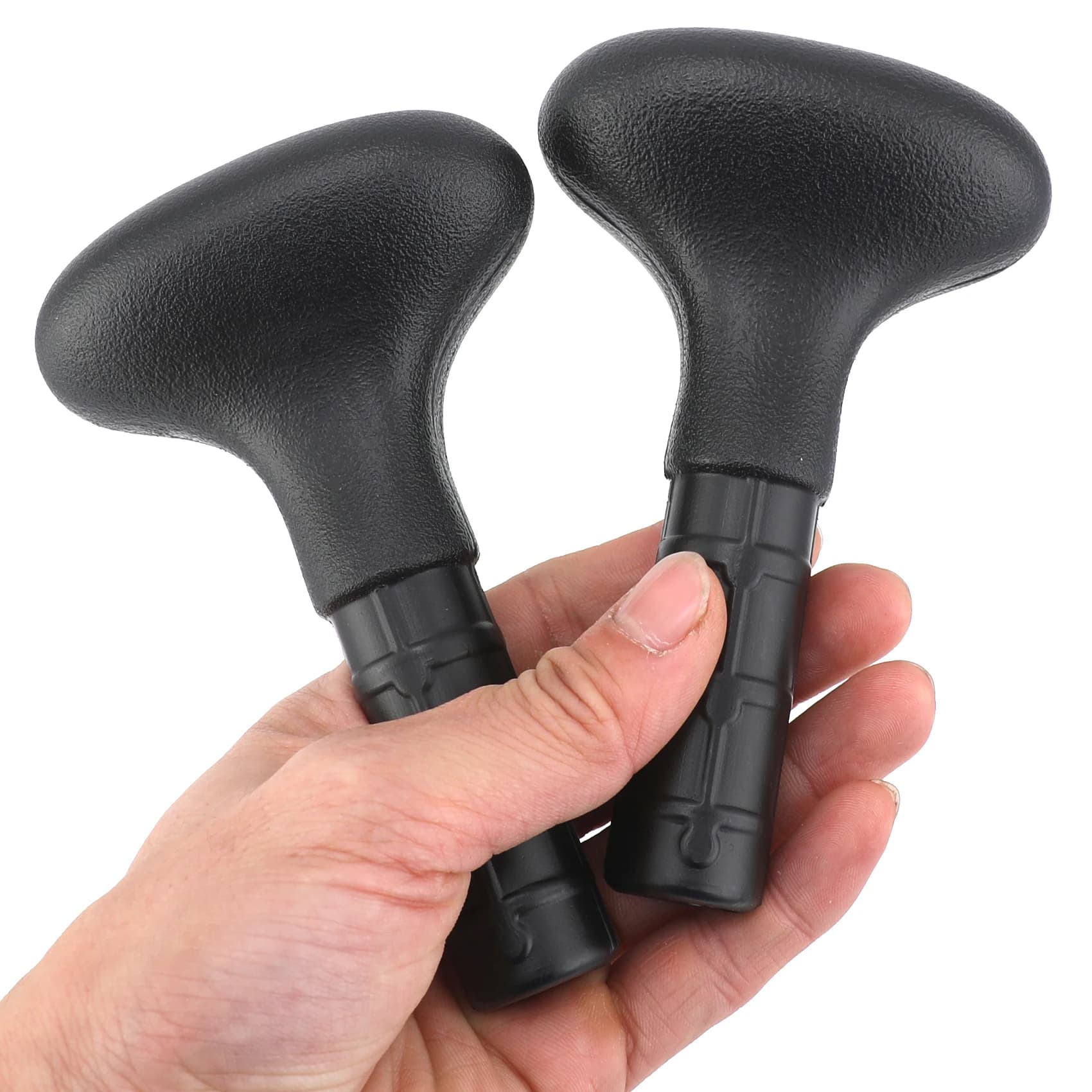 2 poignées de pagaie SUP carbone - remplacement de poignée palm pour sports nautiques et pêche