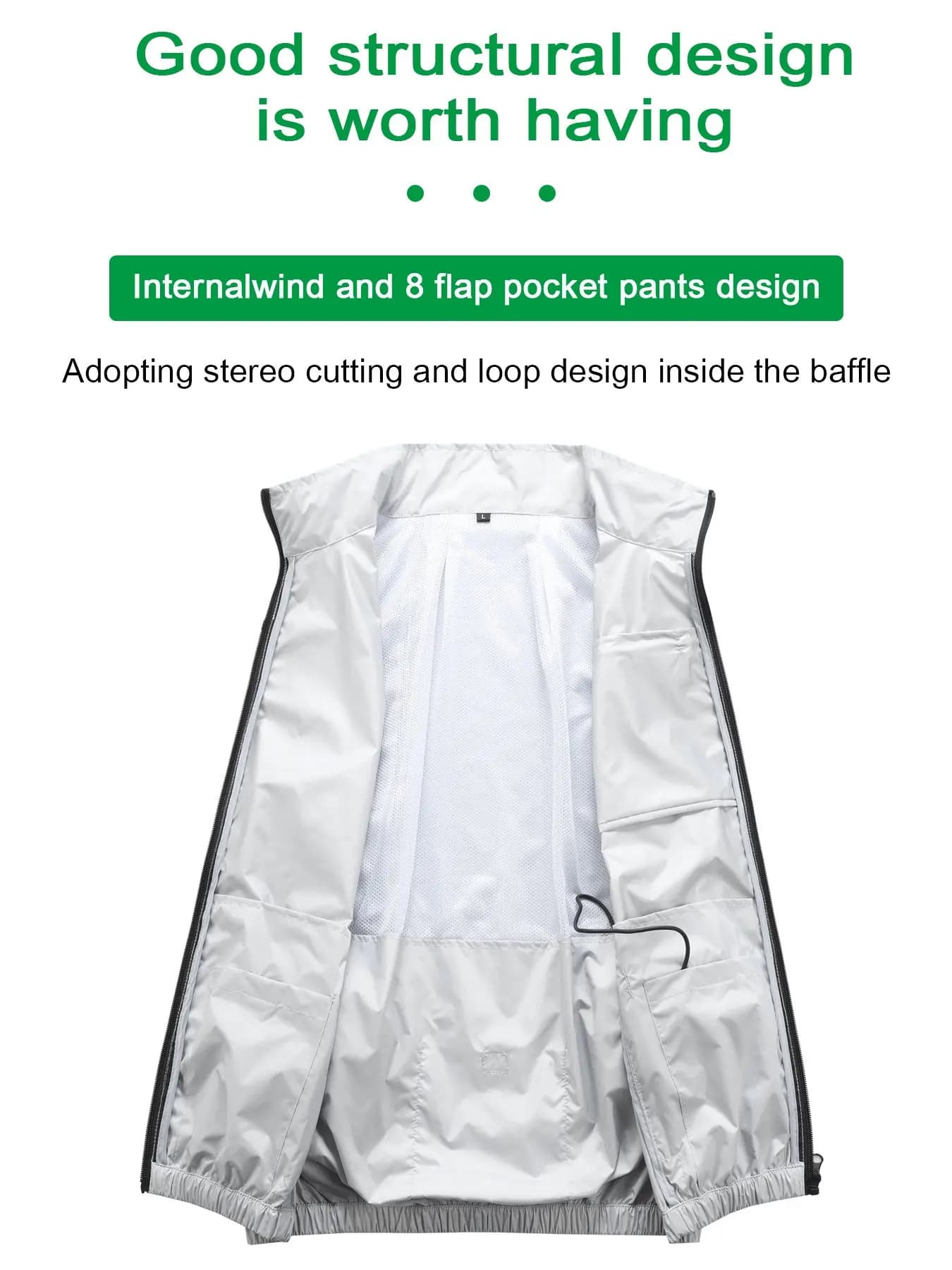 Veste Rafraîchissante Pêche et Travail avec Ventilateur Intégré pour Outdoor en Été