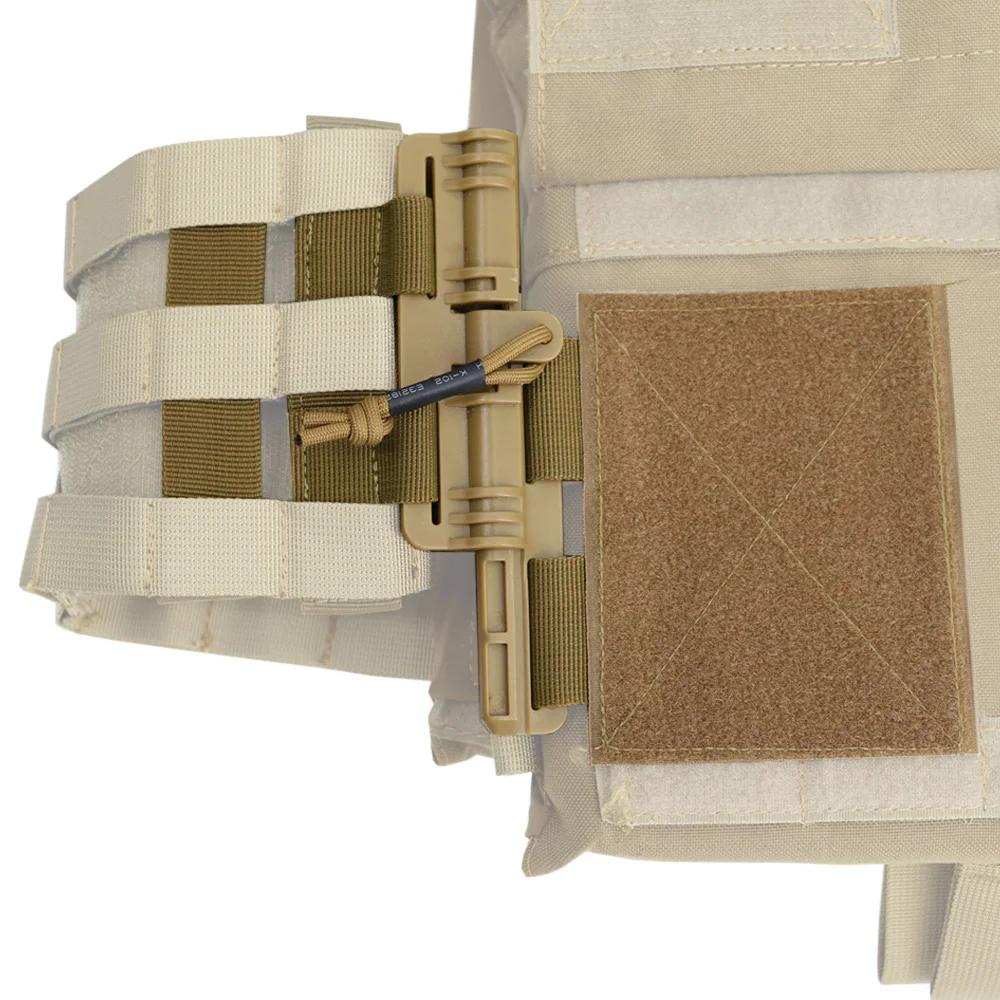 Kit boucles dégagement rapide 2 pièces - Pour gilets tactiques de pêche et airsoft