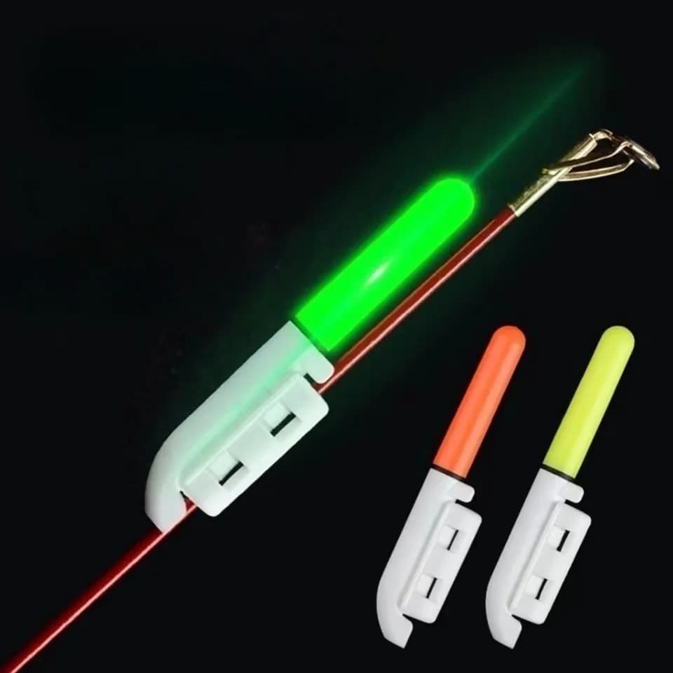 Bâton lumineux LED amovible pour pêche nocturne rocheuse - Flotteur étanche électronique avec batterie utile