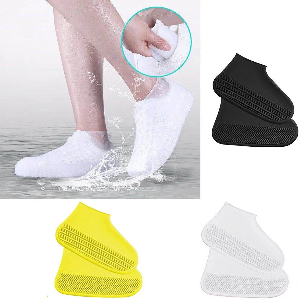 Protège-chaussures silicone imperméable antidérapant réutilisable pluie outdoor France