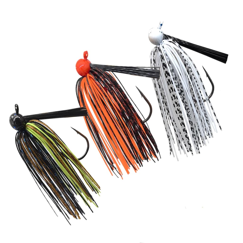 Leurre chatterbait anti-herbe pour la pêche du black bass, leurre spinner et wobbler canne leurre