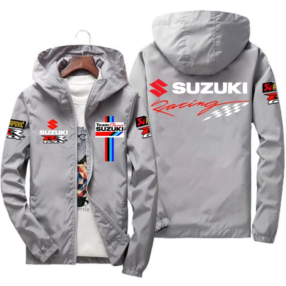 Veste Suzuki Racing printemps automne homme coupe-vent décontractée sport outdoor couple tendance