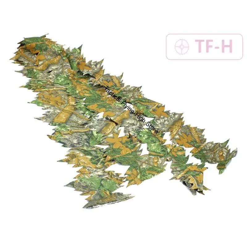 Bandelettes tissu camouflage Ghillie 1.5m pêche bricolage matériel dissimulation fait main