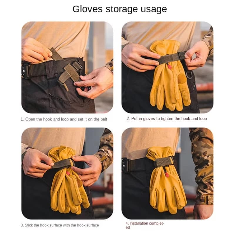 Mousqueton alpinisme porte-clés pêche outdoor accroche gants corde accessoires camping