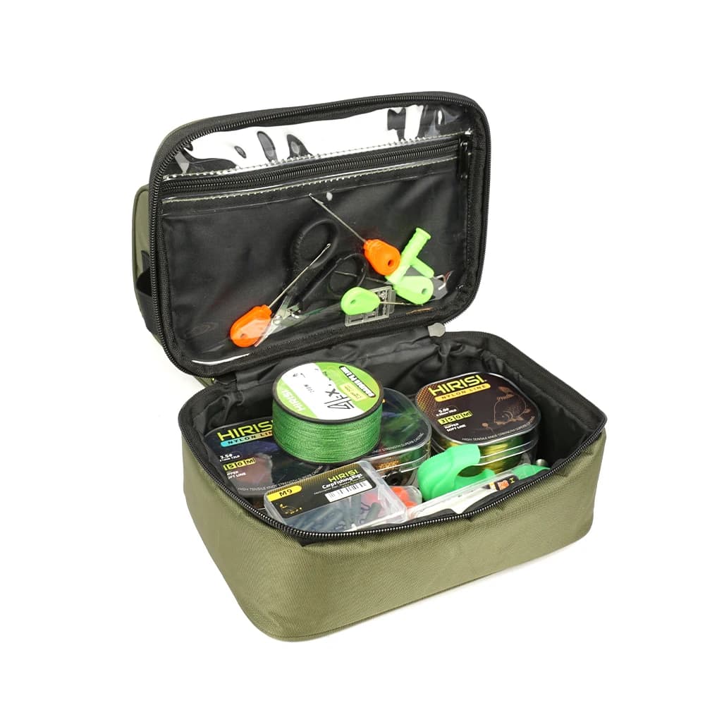 Sac pêche carpe multi-usage Hirisi PVC Oxford rangement moulinets leurres accessoires pêche
