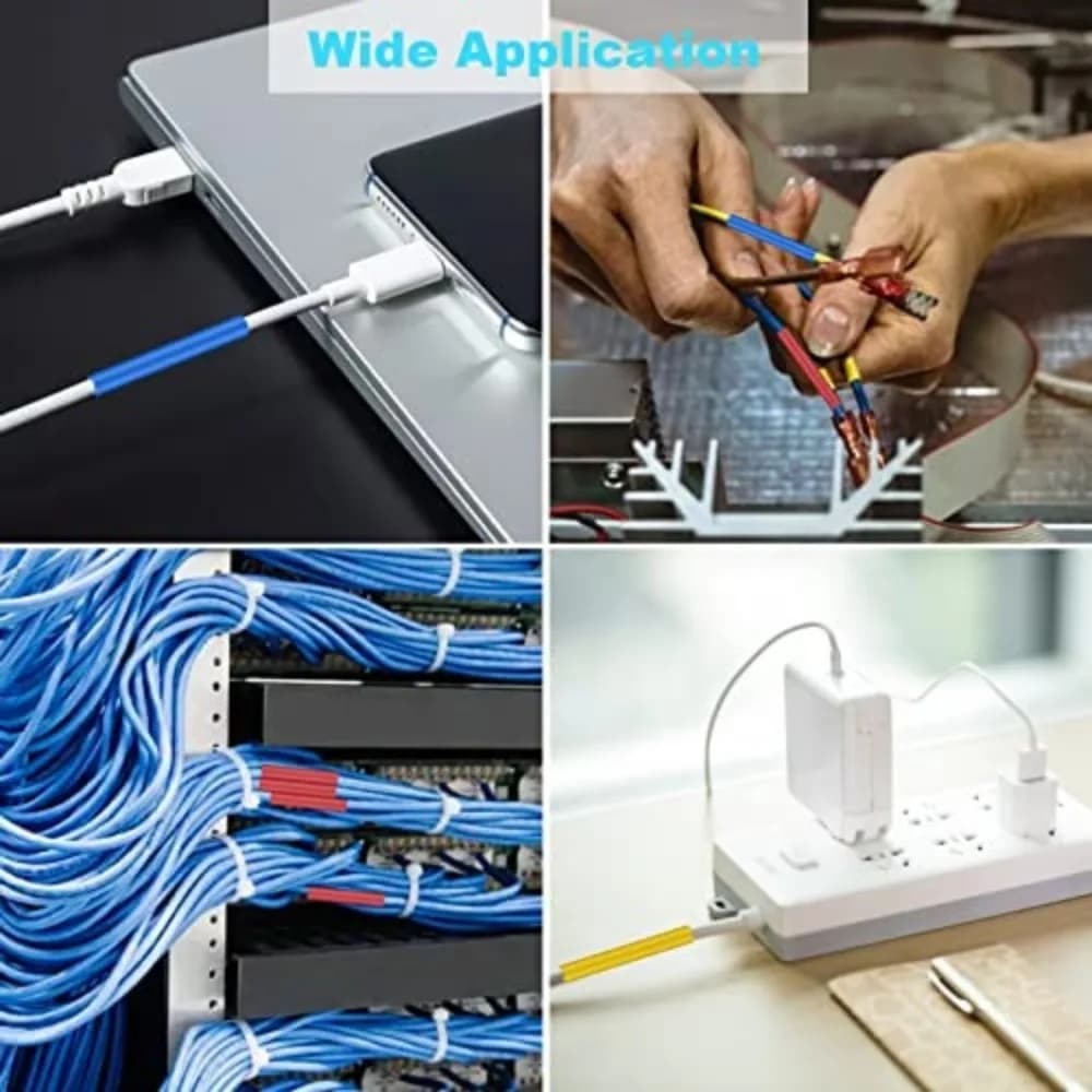 Kit gaine thermorétractable 2:1 pour réparation câbles électriques, protection équipement pêche