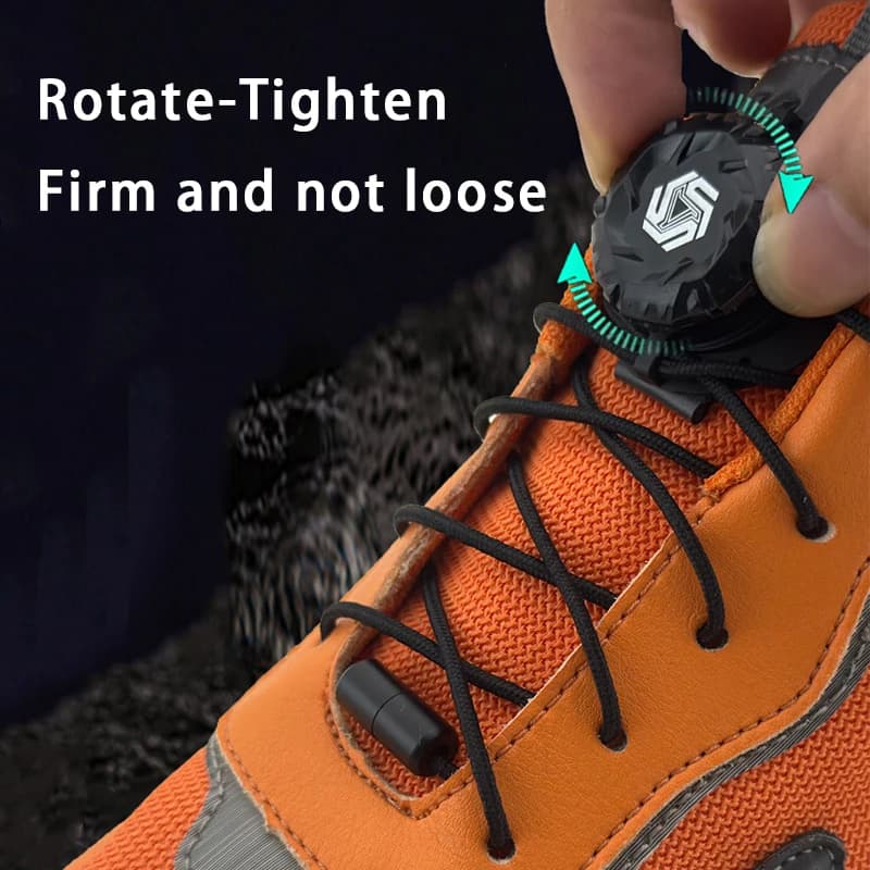 Lacets automatiques sans nœud à boucle pivotante, accessoire chaussures pratique pêche enfants adultes