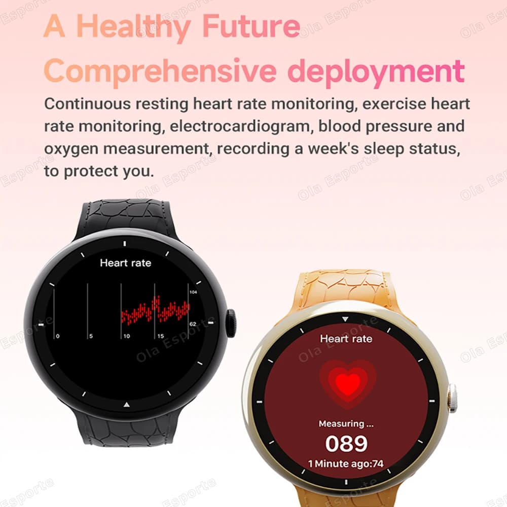 Bracelet montre 7 en 1 sport AMOLED GPS appels Bluetooth étanche Android iOS 2025 nouveau