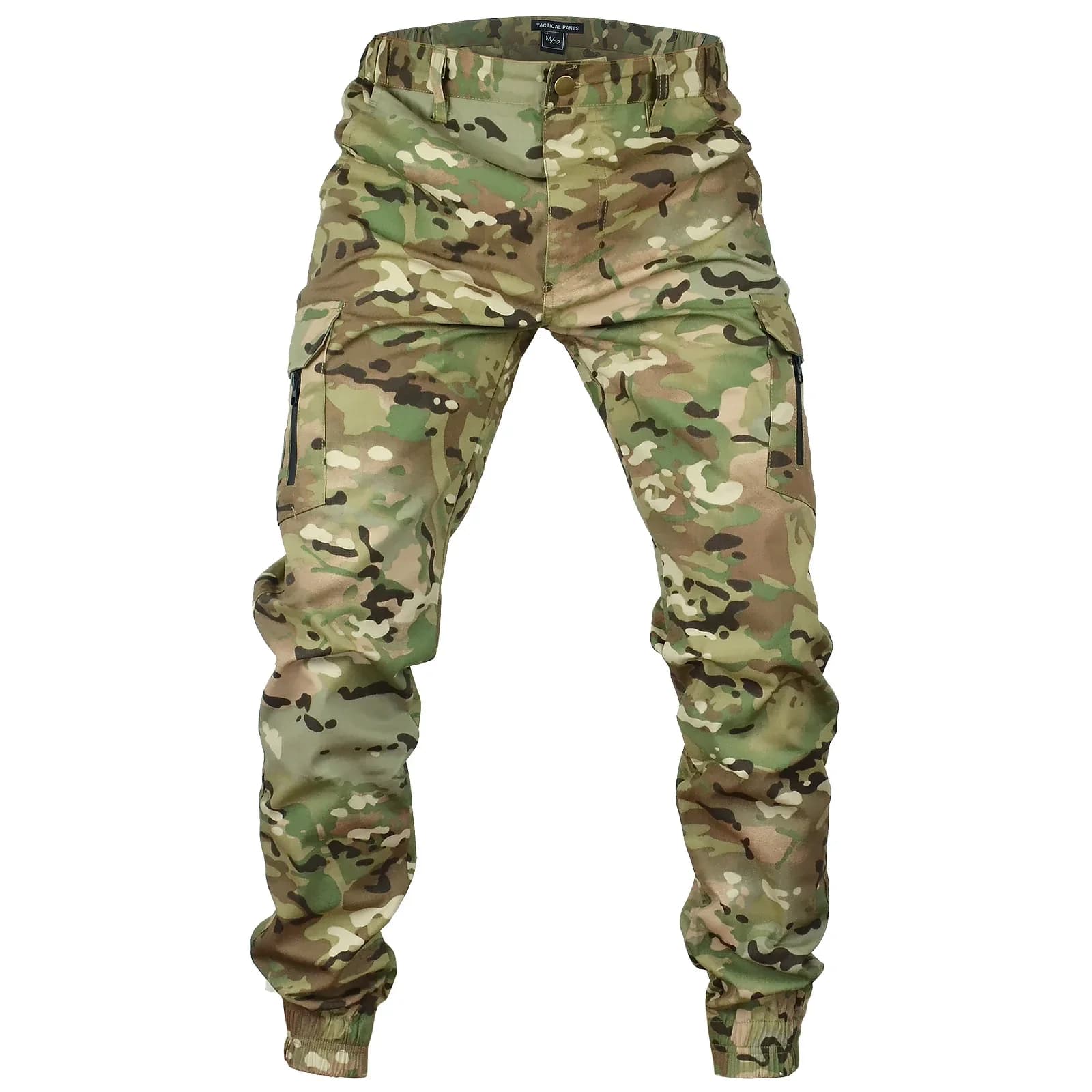 Jogger cargo camouflage ripstop homme - Vêtement technique pêche randonnée urbaine