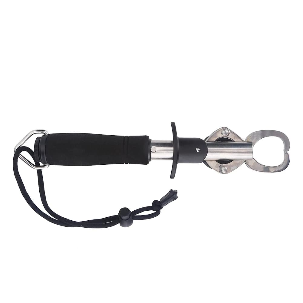Pince à lèvres pour poissons avec mètre ruban intégré 15kg - Gripper pêche durable avec balance