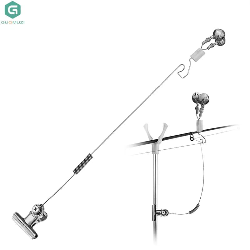 Détecteur de touche pêche carpe inox anti-corrosion avec alarme pour sessions longue durée