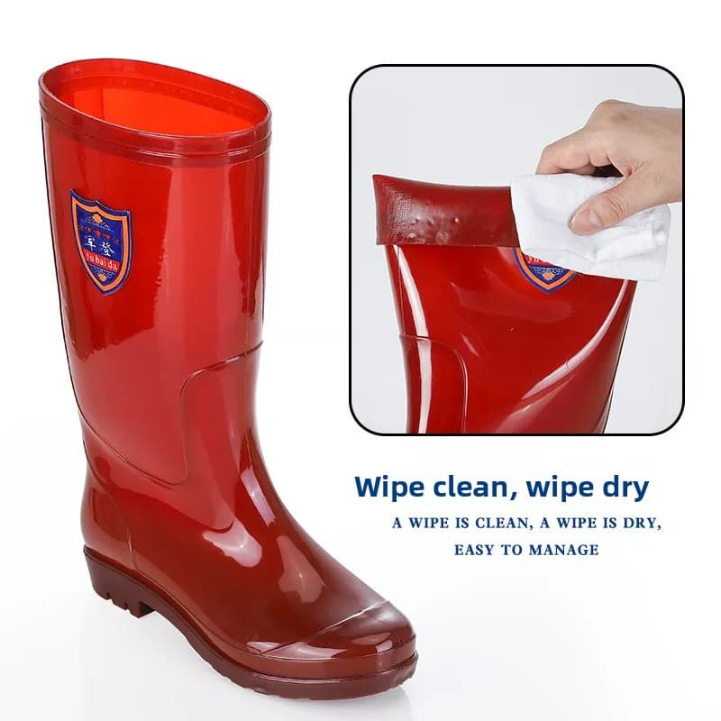 Chaussures aquatiques homme tube haut couleur thé antidérapantes chaudes séchage rapide pêche