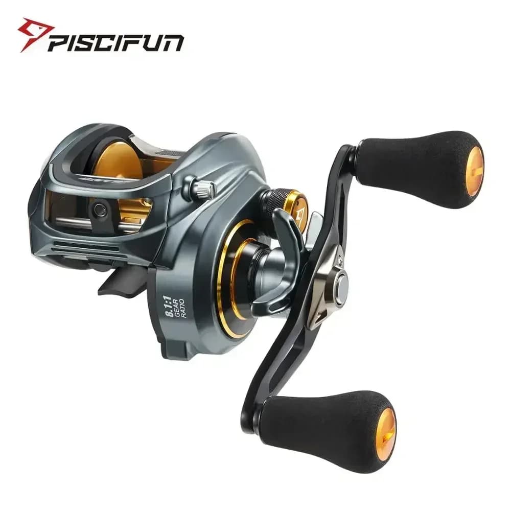 Piscifun Alijoz 300 Baitcasting Reel 15KG Max Drag 8+1 Bearings Aluminum Frame F