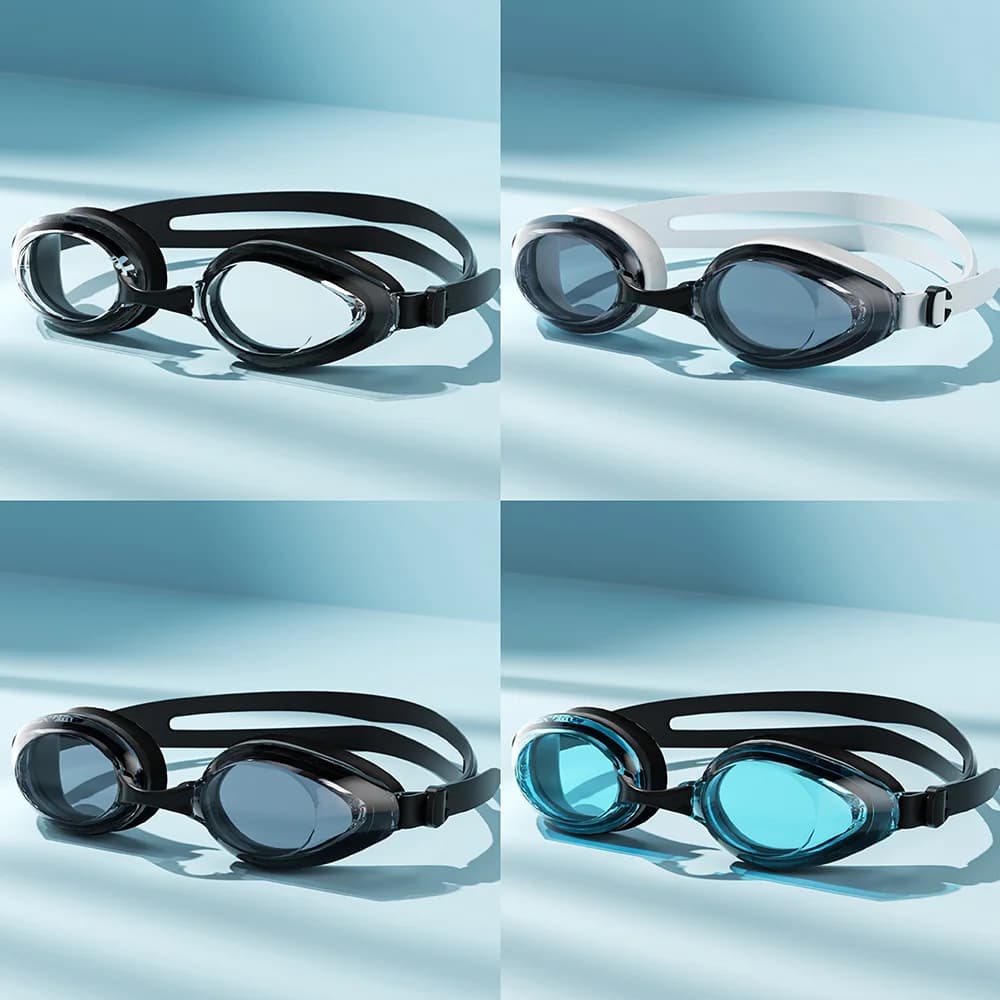 Lunettes de natation professionnelles adultes étanches - Anti-buée et protection UV pour hommes et femmes